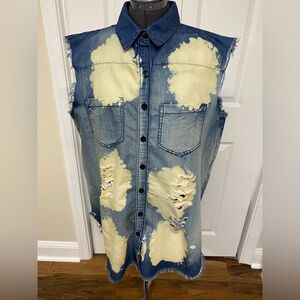 Thrill Blue Denim Shirt